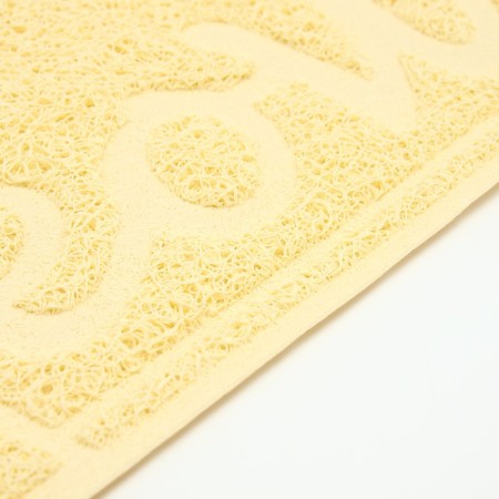 2-in-1 rug for a bowl/animal toilet 40 x 30 cm Meow, beige-3