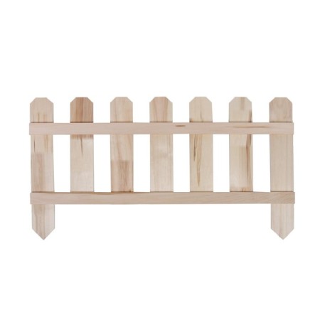 Decorative fence, 45 × 110 cm, 1 section, wood, "double bevels", Greengo-8
