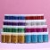 Sparkles for decor, small, set of 32 jars, in PVC - box, multi -colored