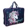 Folder with A4 handles, 350 x 265 x 80 mm, textile, handle, PMD 4-22 "Unicorn" 70056
