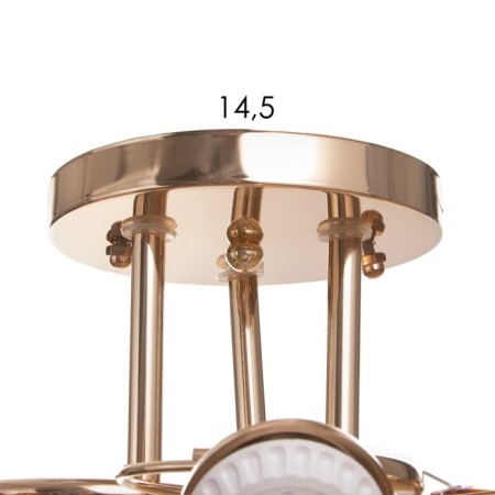 Alana chandelier BP 3x40W E27 Gold Model: 2612380-4