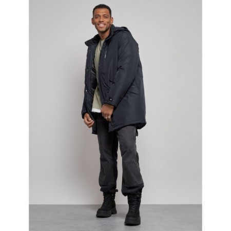 Lengered male winter, size 56, dark blue color-12