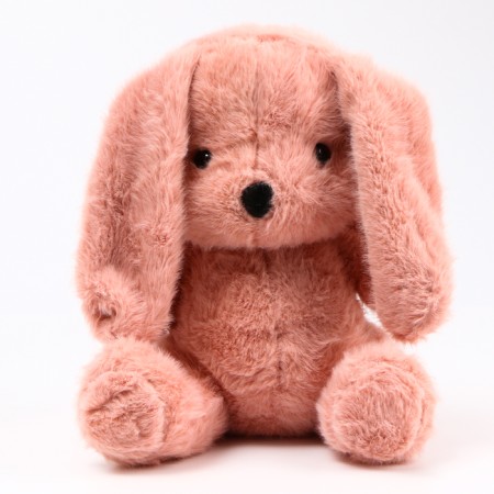 Soft toy "Bunny", 23 cm, dark pink color-1