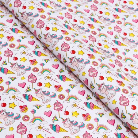 Glossy packaging "Unicorns", 70 x 100 cm, 1 sheet-3