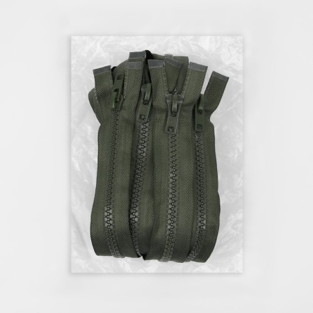 Lightning "Tractor", No. 8, connective, castle machine, 80 cm, khaki color-2