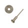 Circle of cutting for engravers and tundra drums, 25 mm + adapter 3.2 mm