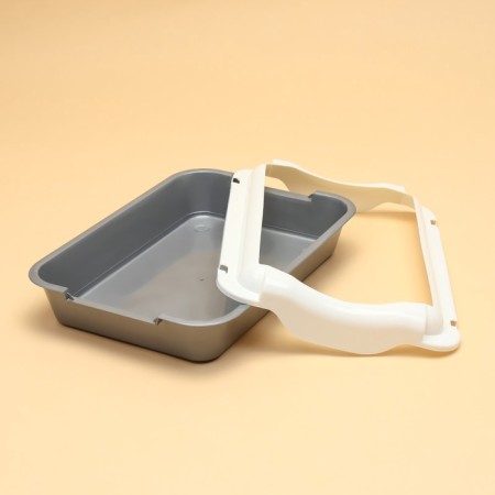 Medium toilet with 36 x 26 x 9, gray/white-2