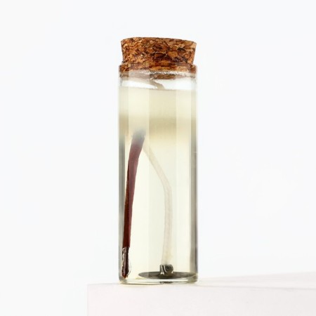 Interior candle in the "branches" flask 3x3x8cm-1