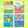 Coloring sets "for kids", with colored pencils 6 centers, 4 pcs. 12 p.