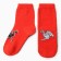Women's socks "Two Dragons Yin and Yan", red color, size 36-40
