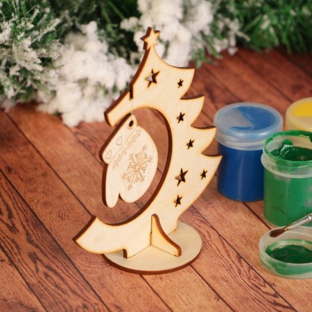 Harvesting for creativity "Christmas tree with mittens"-2