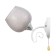 Bra "Lybi" 1x60W E27 white 24x13x2cm