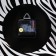 Wall clock, interior "zebra", silent, d-34 cm, black