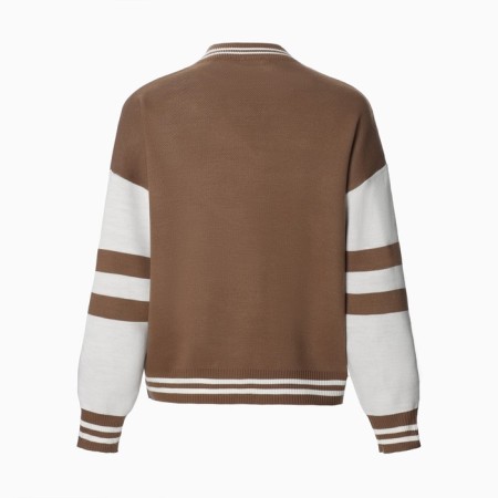 Jumper female, brown color, size One size (42-44)-4