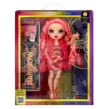 Doll "PSTROS PARS", Rainbow High, 28 cm, with accessories-5