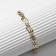 Bracelet with rhinestones "Flinking" wave, color mix, l = 17 cm