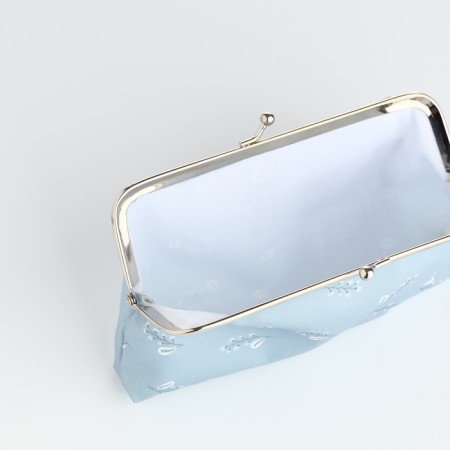 Cosmetic bag -Fermoar flowers, 18*1.5*10.5, farmar department, gray-2