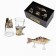 Gift set 4 in 1 "Successful fishing": 3 piles for vodka 50 ml, wobbler, bronze