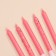 Candles for the cake "Brilliant party", 6 pcs, pink