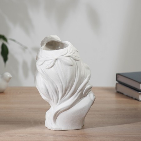 VAZ Coramics Table "Daring Lady" 20x8 cm, white-2