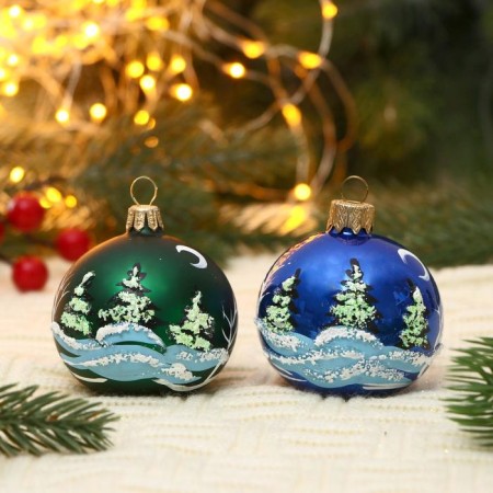 Set of balls "Forest" 2pcs, D-7 cm-2