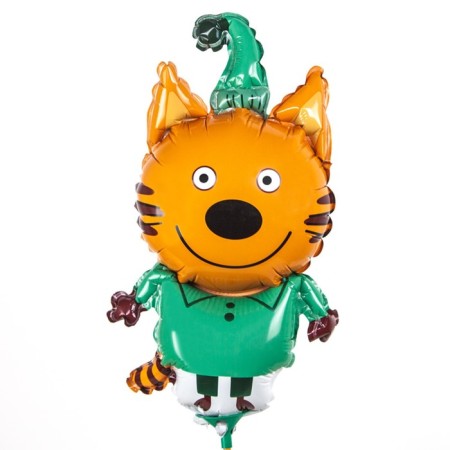 Foil ball 14 “Three cats. Compote”, mini-fig, set of 5 pcs.