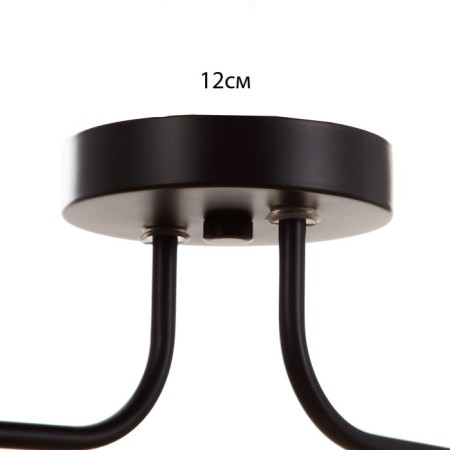 Adele chandelier 2x40W E27 Black/gold 45x12x25cm-5