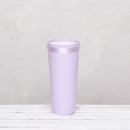 Carrying cone to flowers, light lilac 10 x 14 x 30 cm-1