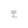 The built -in sink Cersanit Erica Eri80, with 1 hole for the mixer, white color