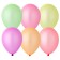 Latex ball 12 ", Neon, set of 100 pcs., Mix color