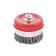 Matrix Heavy Duty Ushm brush, d = 100 mm, M14, cup, twisted wire 0.5 mm
