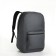 Youth backpack with lightning, external pocket, gray color