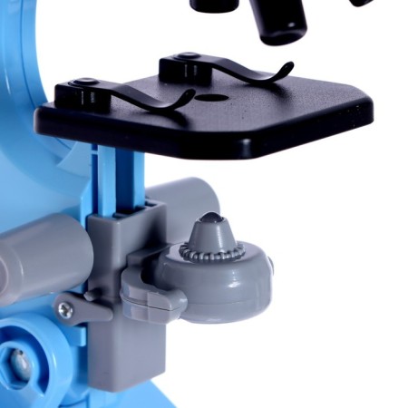 Children's microscope "Young botanist" Frendering x100, x400, x1200, blue, backlight-7