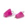 Cargo of a bullet-exentric painted pissy Yaman 10 pcs., 2 g, purple