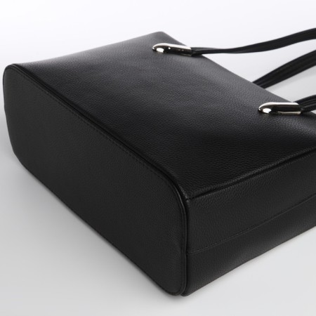 Female bag Textura, tout, average size, black color-4