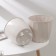 Kashpo for flowers with an insert “flute”, 4.5 l, d = 20 cm, h = 20 cm, beige color