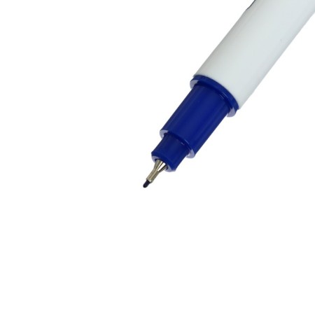 A pen with erased ink caplicular DEVENTE, 0.5 mm and 3 mm, white case, blue ink-3