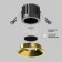 The built-in lamp Technical DL058-12W3K-BS, LED, 12 W, 80x80x60 mm, 930 lm, 3000k, brass
