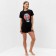 Homemade set (T -shirt, shorts), black color/dragon, size 52