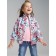 Fleet from a lightning fleece for a girl, height 122 cm