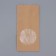 Craft package Pack Pack, two -layer, with a window, a rectangular bottom 12 (9) x 8 x 25 cm