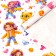 Package paper, glossy "girl and cat" 70 x 100 cm