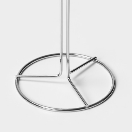 Circle kitchen forces stand, 40 cm, silver color-1