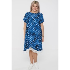 Women's dress, size 58, blue color