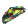 The pencil case is soft, 1 compartment, 120 x 230 x 45 mm, voluminous, Devente pop it. Level Up Game, silicone