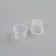 Paint caps, d = 17 mm, set - 25 pcs, transparent color
