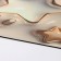 House rug of the share "Stars 3D", 38 × 58 cm, beige color