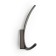 Furniture hook CAPPIO FLAT, three -rod, graphite color