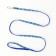 The set of stitched "flowers", leash 120 x 1 cm, OG 23-35 cm, dark blue