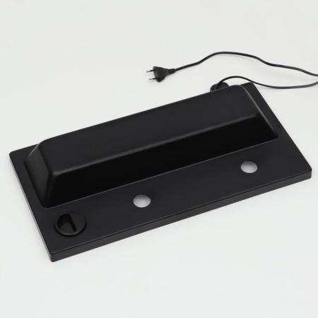 Aquarium is a terrarium with a lid and a bridge, 35 liters, 50 x 25 x 30 cm, black-6
